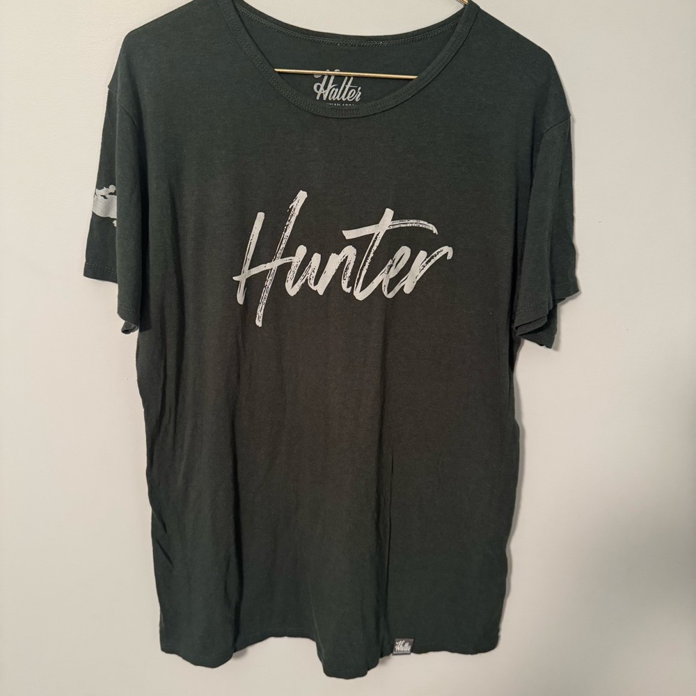 HALTER EQUESTRIAN APPAREL Women's Tee Shirt "HUNTER" Green Size XXL